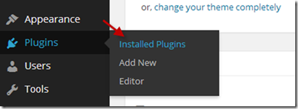 Installed Plugins in WordPress