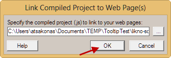 link compiled tooltip project