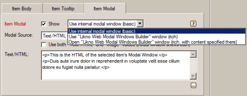 scroller modal window