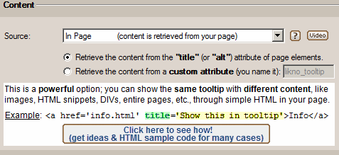 tooltips content in page (title, alt, etc.)