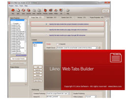 Likno Web Tabs Builder screenshots