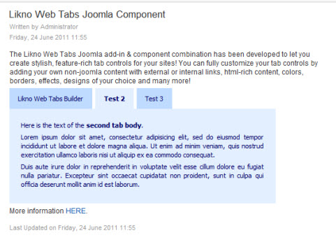 joomla tabs example 2