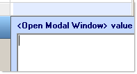 open modal window on drop-down menu items